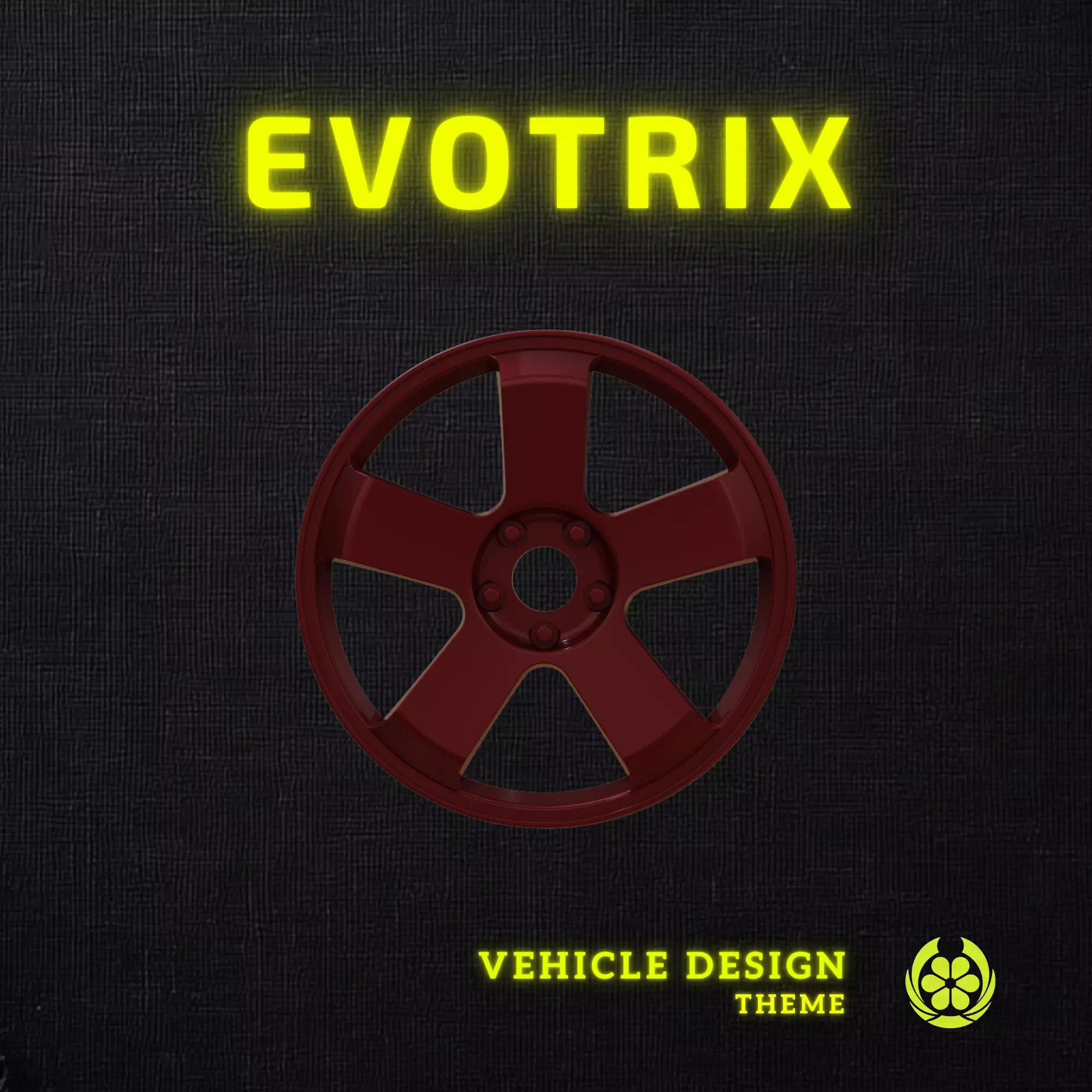 Modified 25 Enkei T6S Car Rim V1 - 3D Print 3D print model