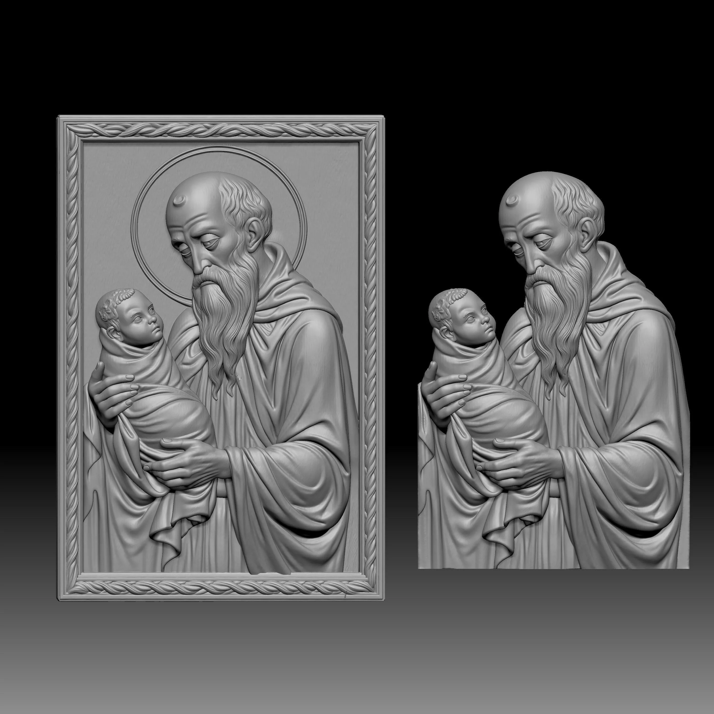 Saint Stylianos of Paphlagonia 3D print model