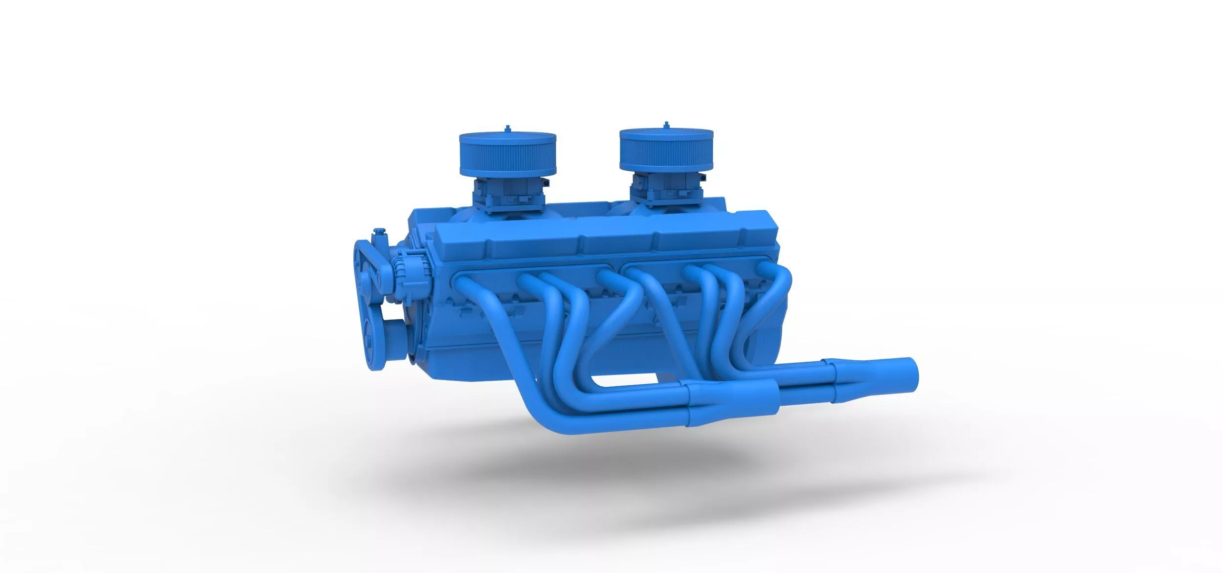 Engine V16 Scale 1 to 25 3D print model