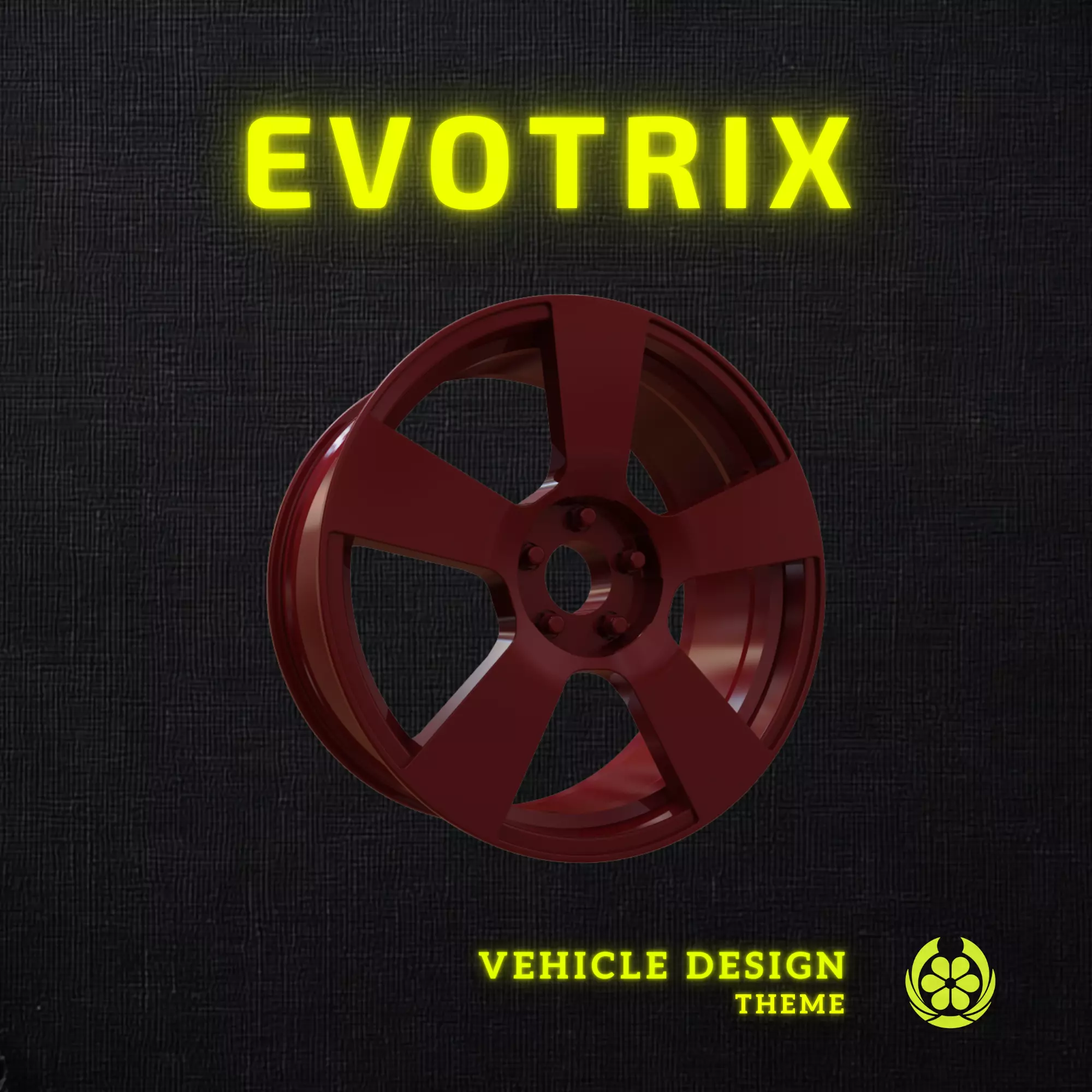 Modified 32 Enkei TFR Car Rim V2 - 3D Print 3D print model