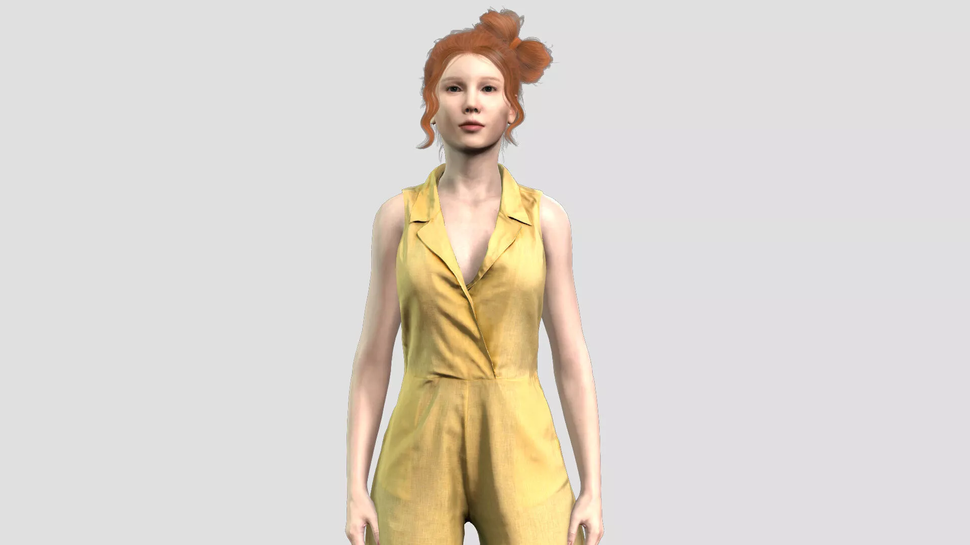 High Quality Woman Character 3D model