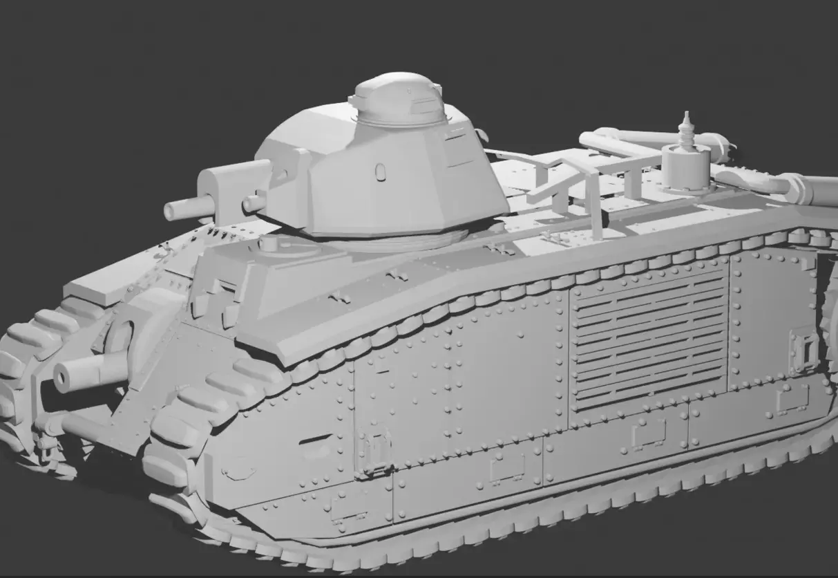 Char B1 - 1-100 - for Printing 3D print model