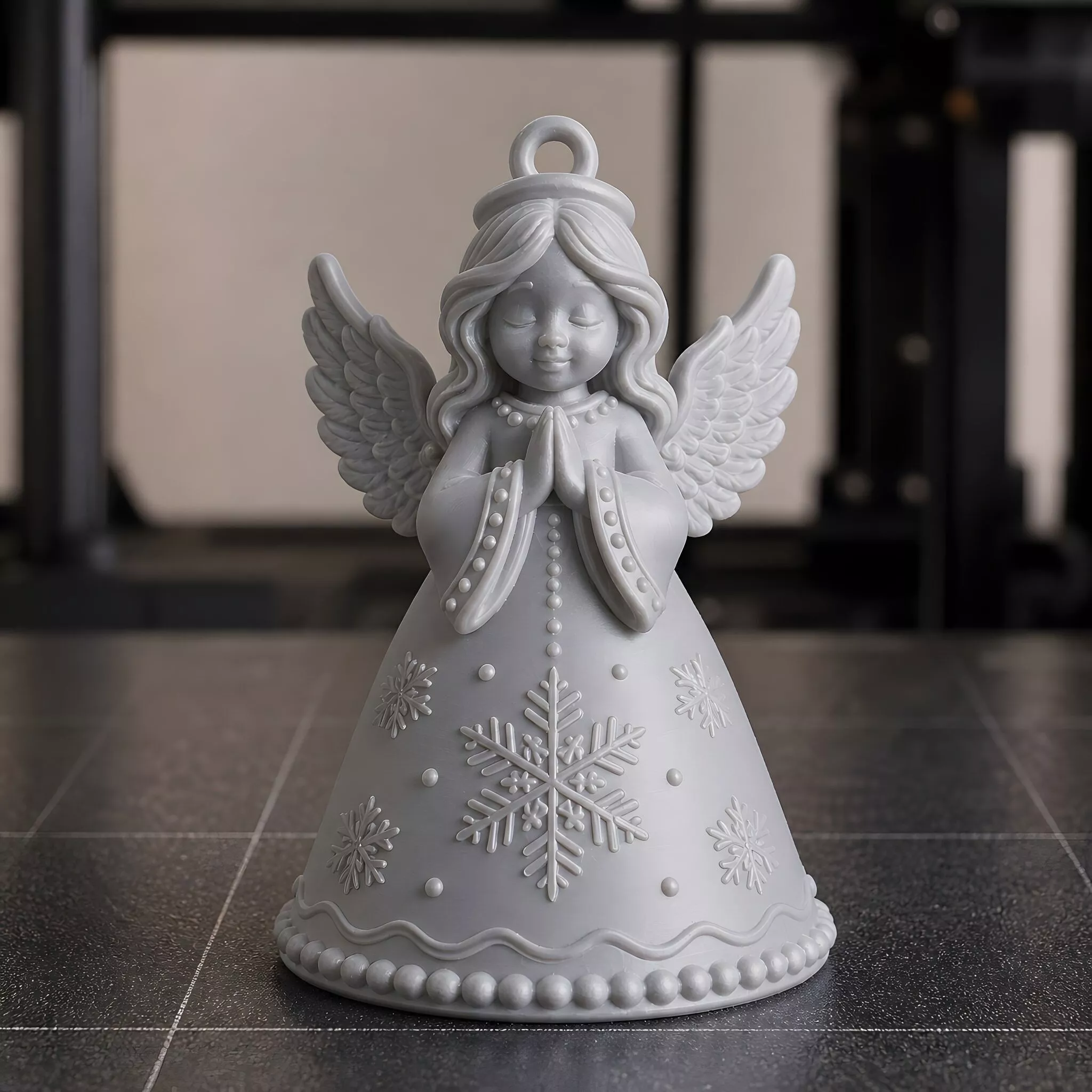Angel Bell Ornament 3D Print Model 3D print model