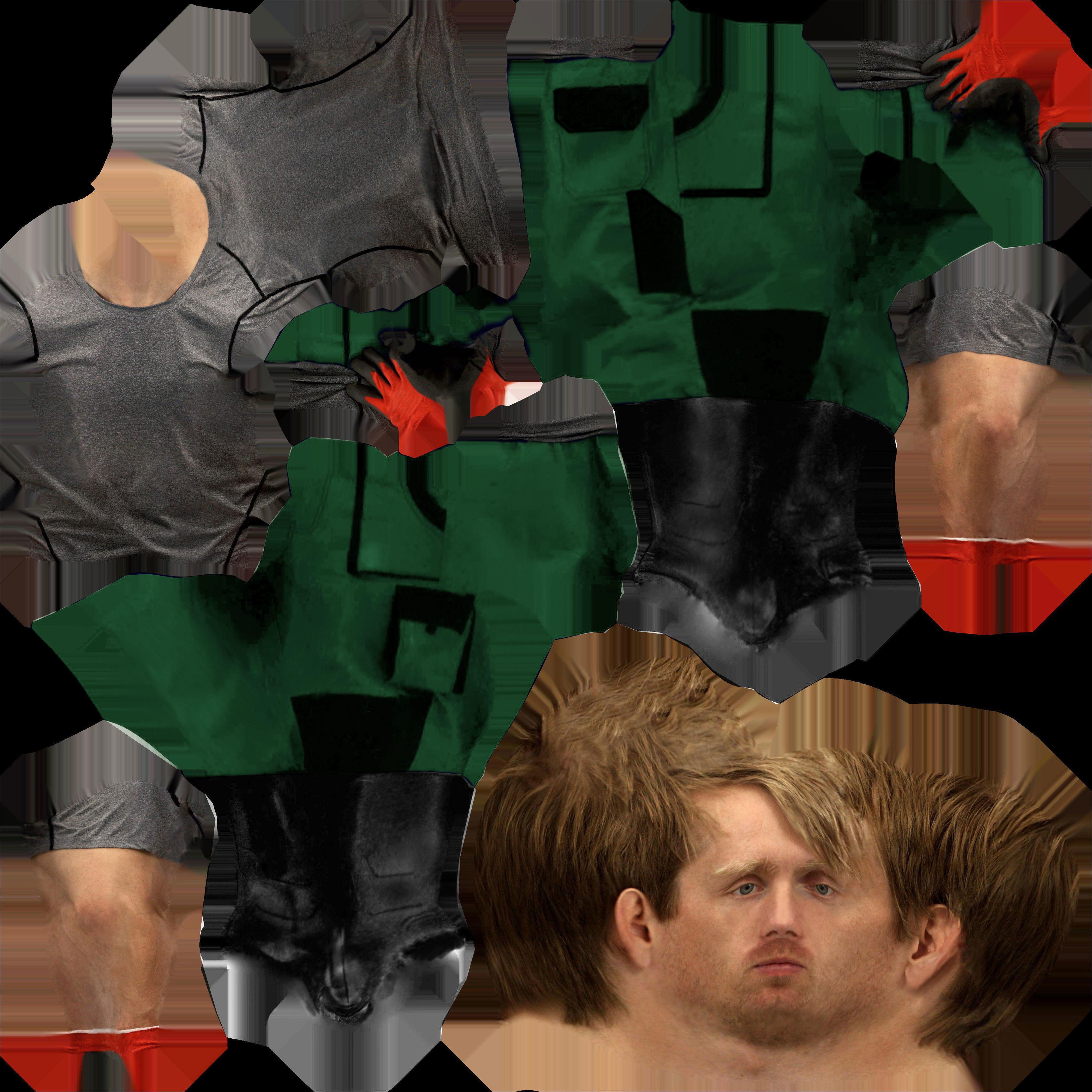 3D Scan Man Gardenner Worker 011  3D model_9