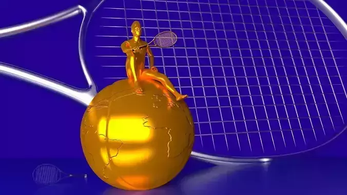 Tennis racket ball and Nole