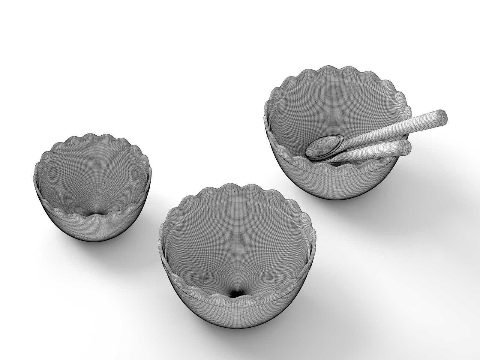 Mixing Bowls 3D model_1