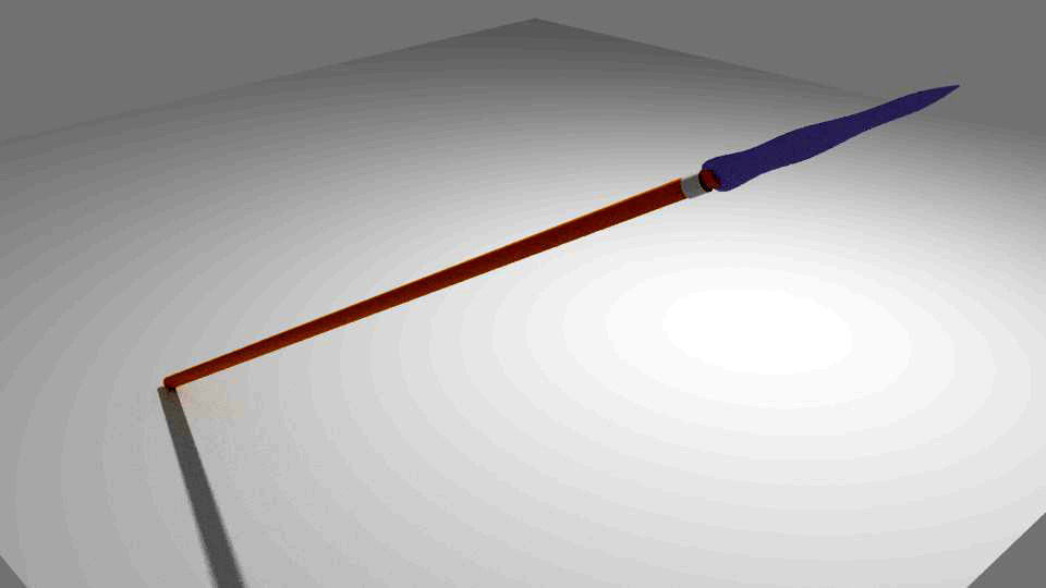 Tombak Spear 3D model_2