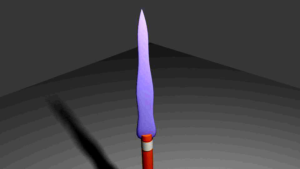 Tombak Spear 3D model_1