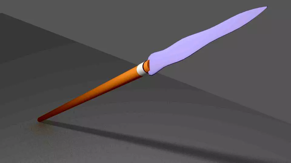 Tombak Spear 3D model_0