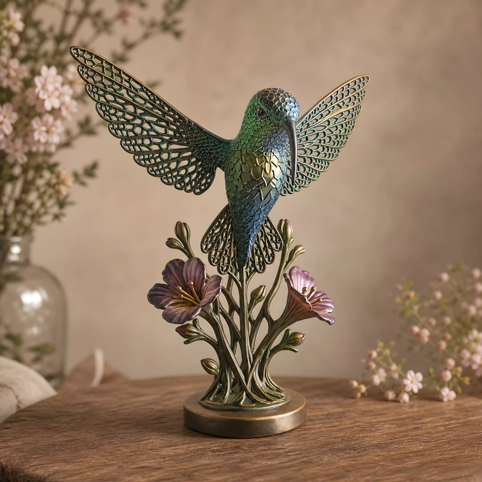 Hummingbird Voronoi 3D Print Model 3D print model