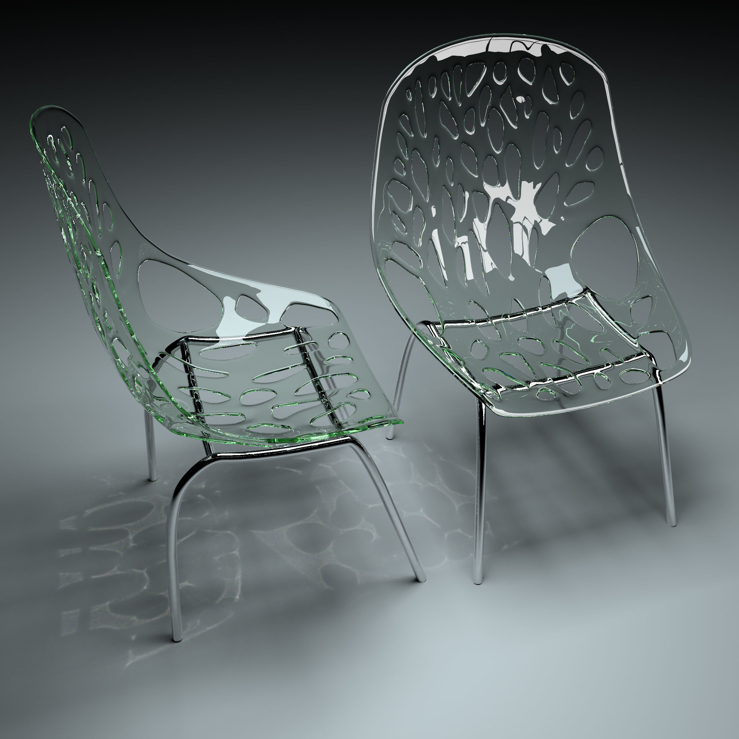 Chair tree Free 3D model_1