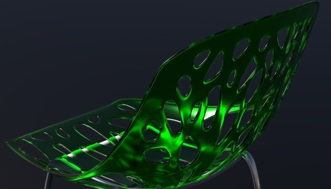 Chair tree Free 3D model_4