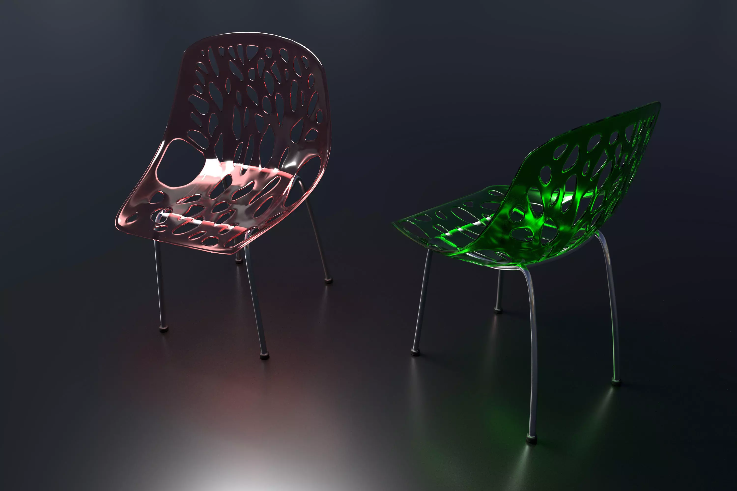 Chair tree Free 3D model_0