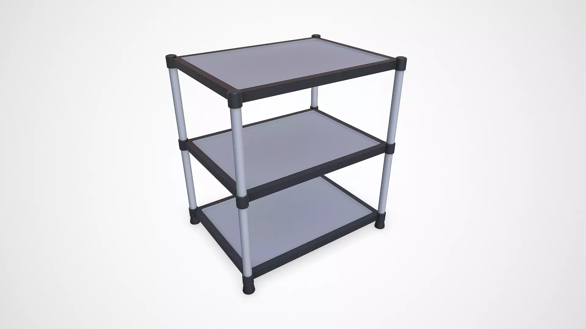 Old Plastic Rack Low-poly PBR Low-poly 3D model