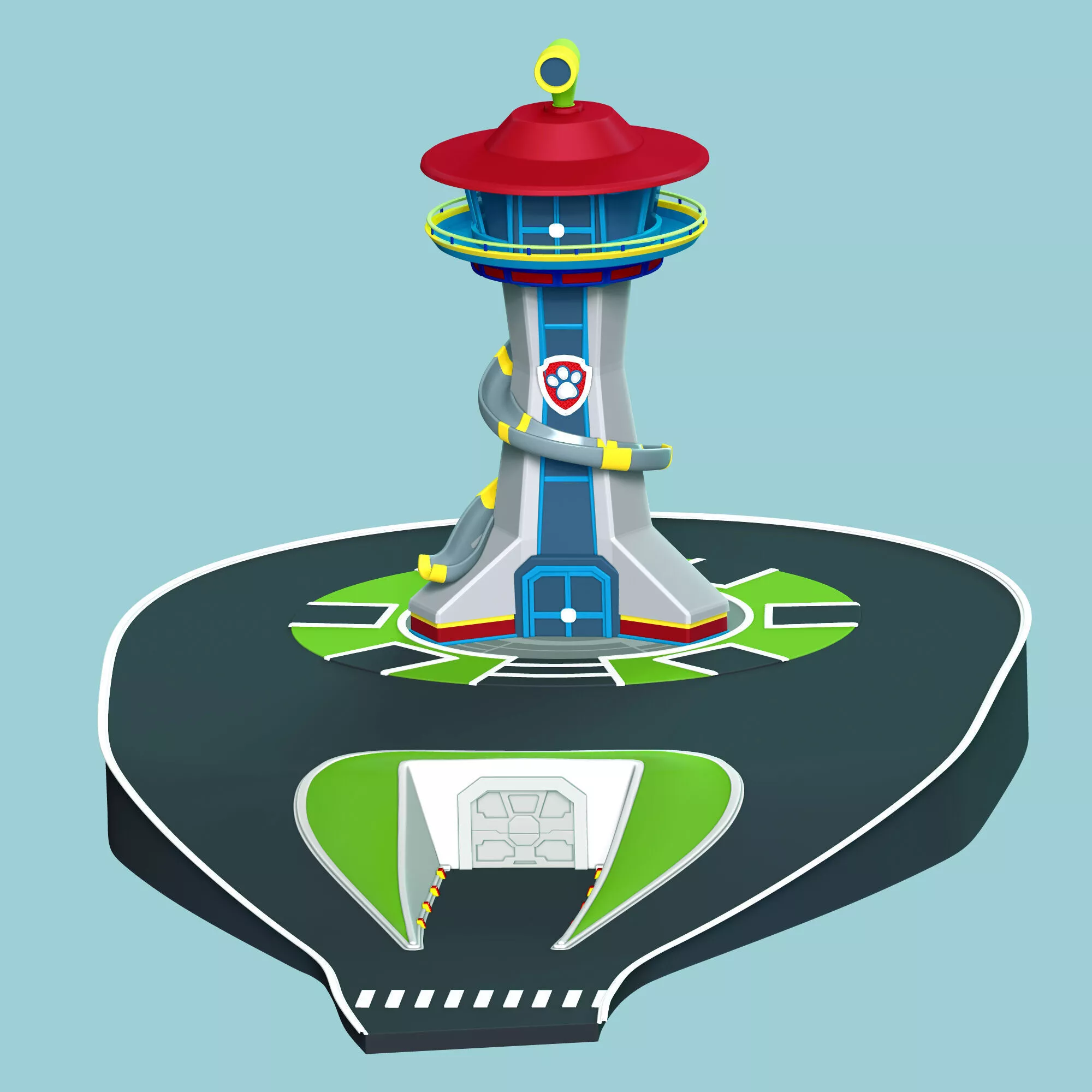Paw Patrol Control Tower 3D print model