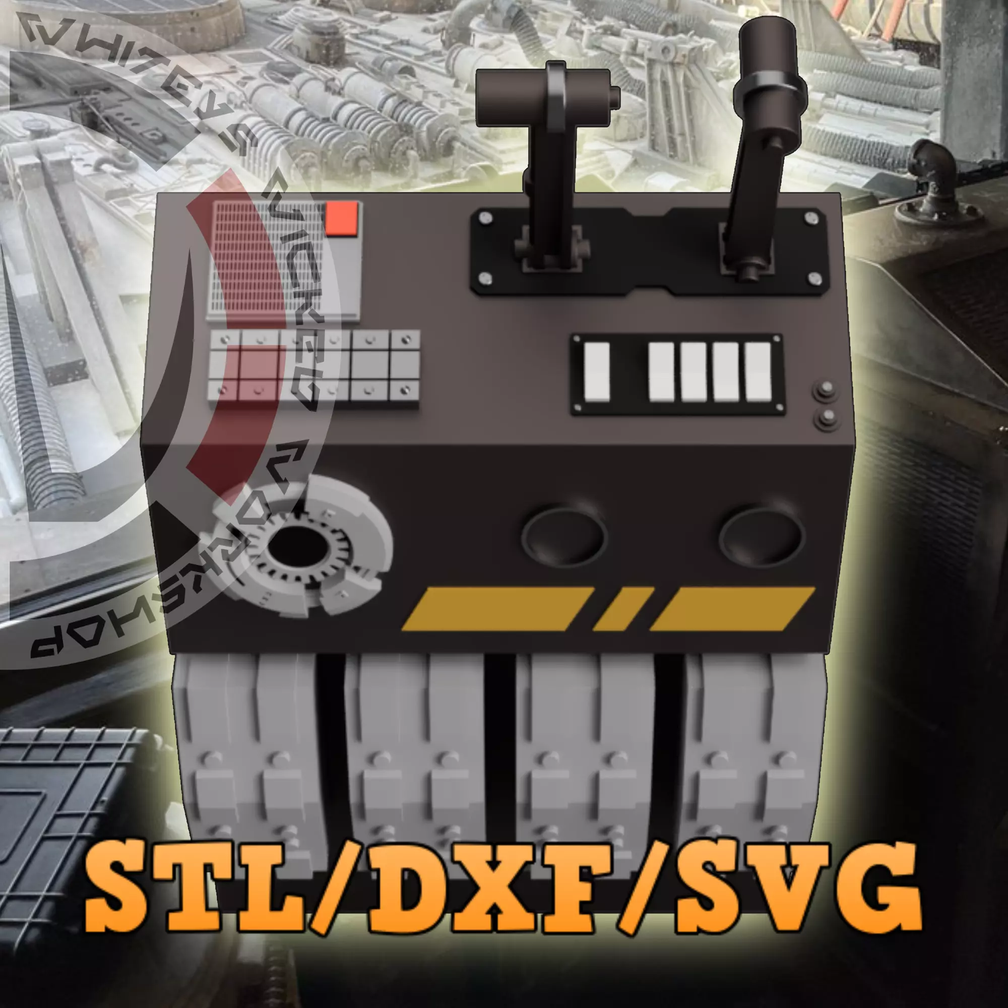 Smugglers Run Docking Bay Control Station 3D Print STL 3D print model