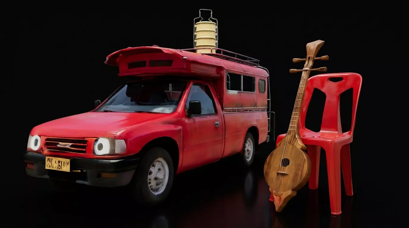 Authentic Thai Stylized Realistic Asset 3D print model