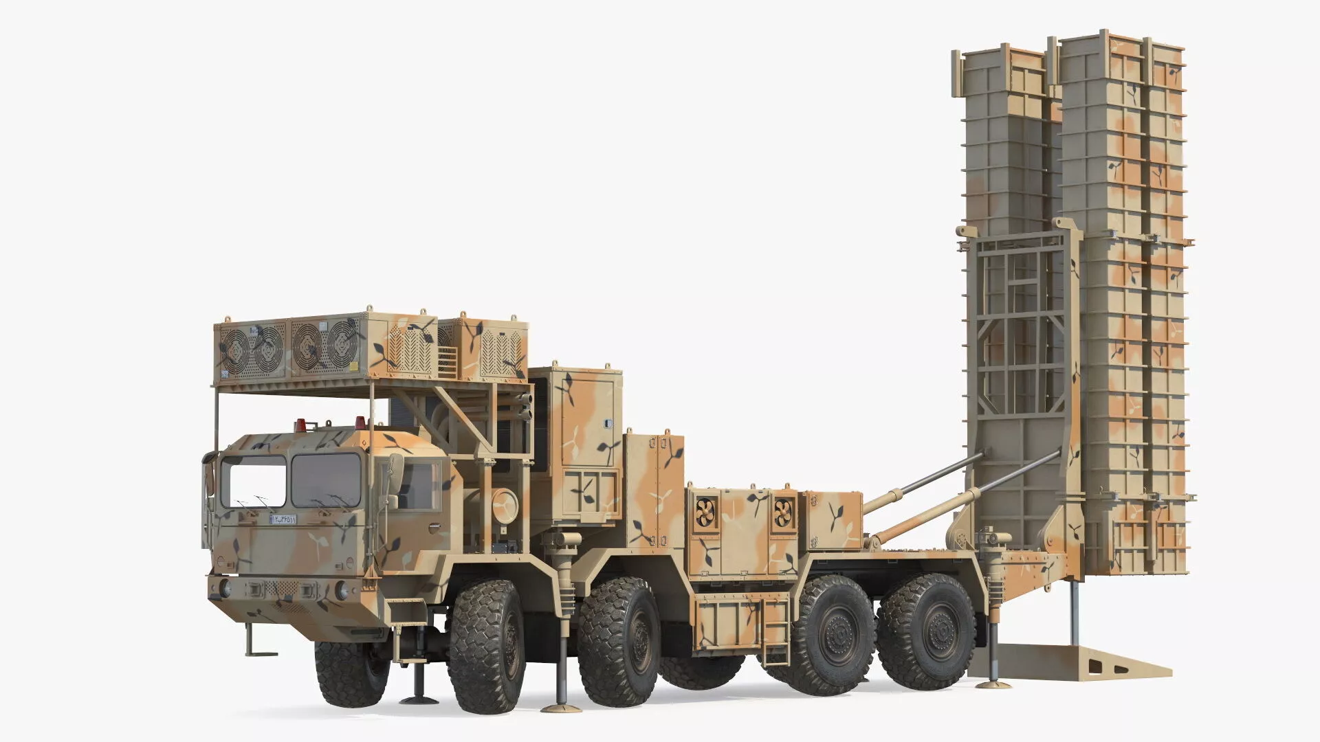 Iran Air Defence Bavar 373 Rigged 3D model