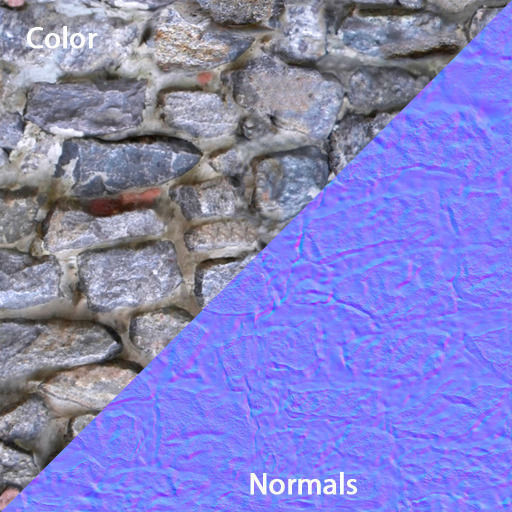 Stone wall 001 tiled Free low-poly 3D model_2