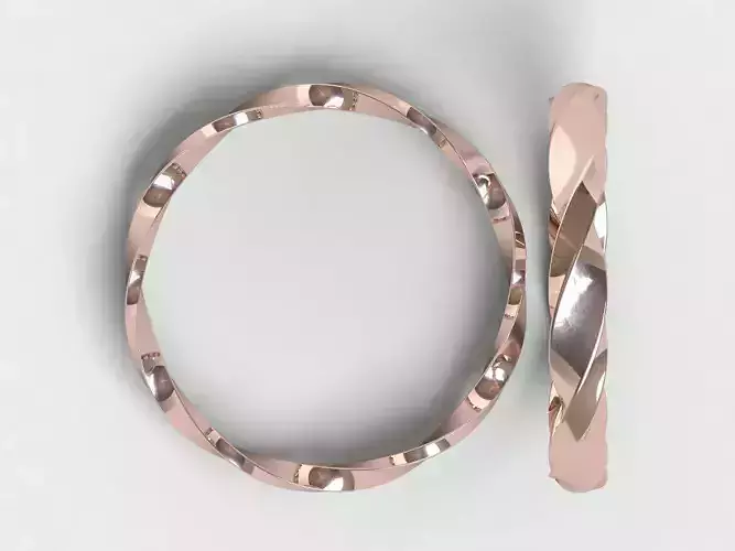 Ringmodel111 - Mobius Ring -Wedding ring