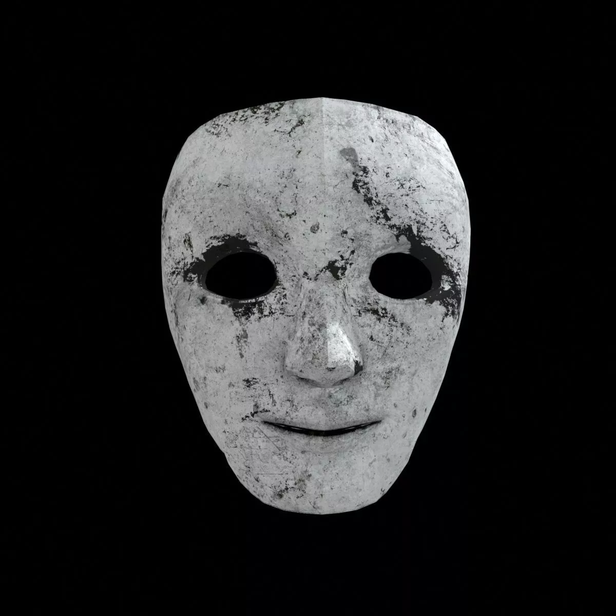 Haunted Face Mask 3D Printable Model 3D print model