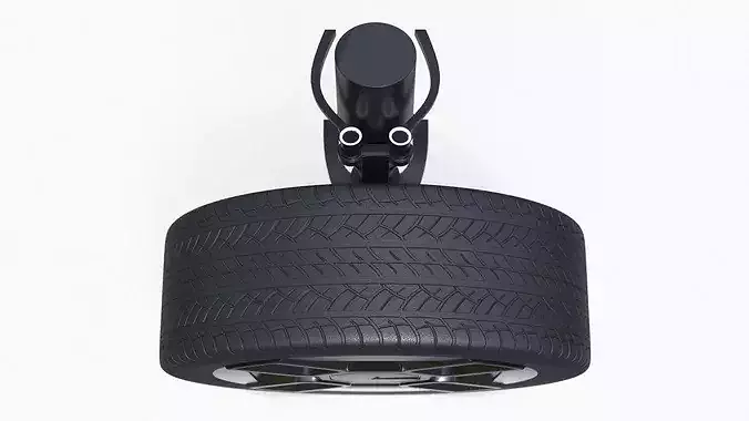 KIA Automobile Wheel and Suspension Assembly 3D model 7