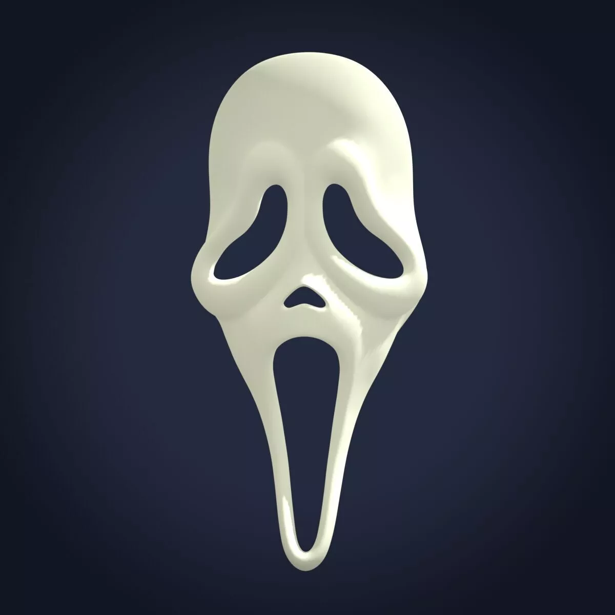 Ghost face Mask 3D Printable Model 3D print model