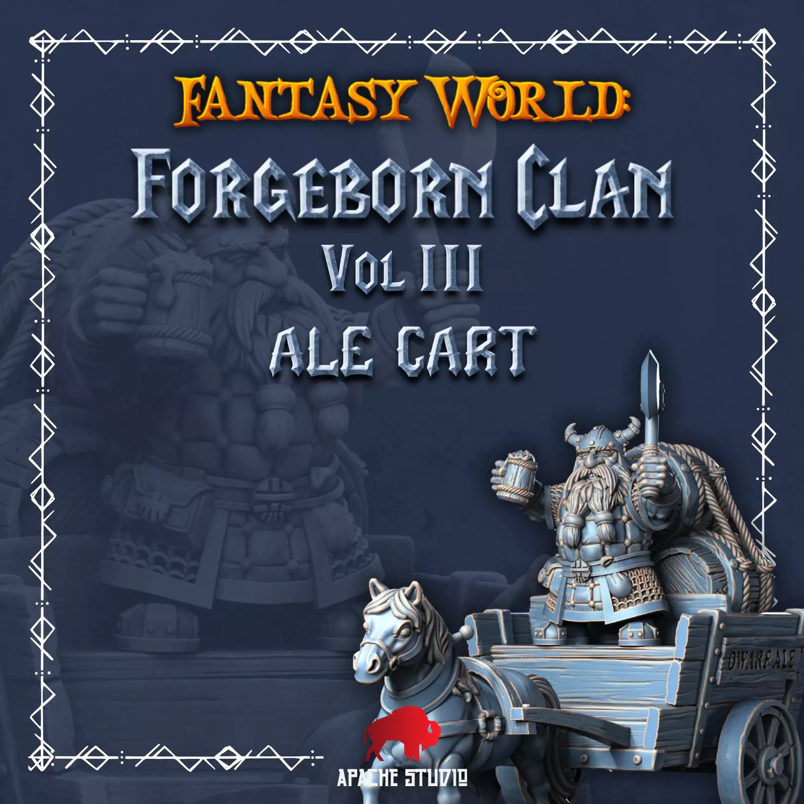 Forgeborn Clan - Ale Cart 3D print model