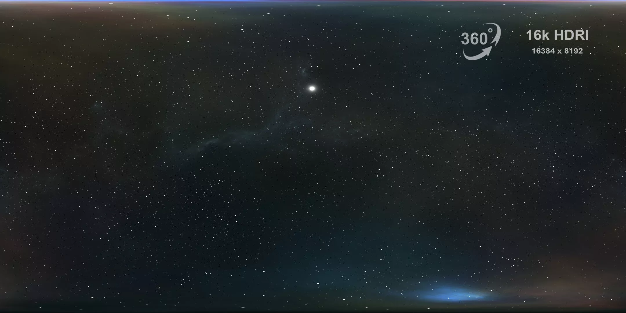 360 degree 16k HDRI space background SN-3878 3D model