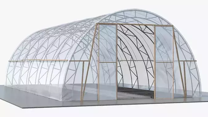 Greenhouse Long Tent 3D model