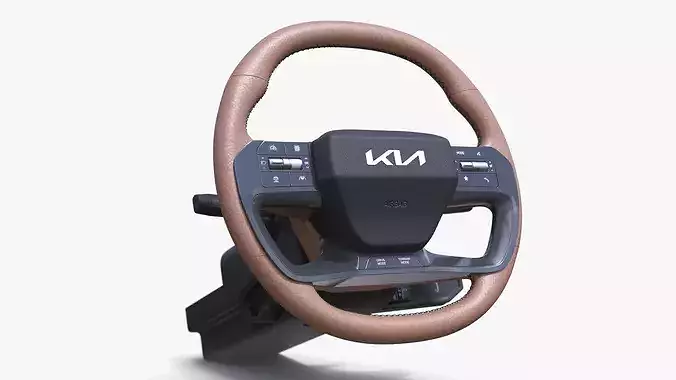 KIA Steering Wheel with Controls 3D model