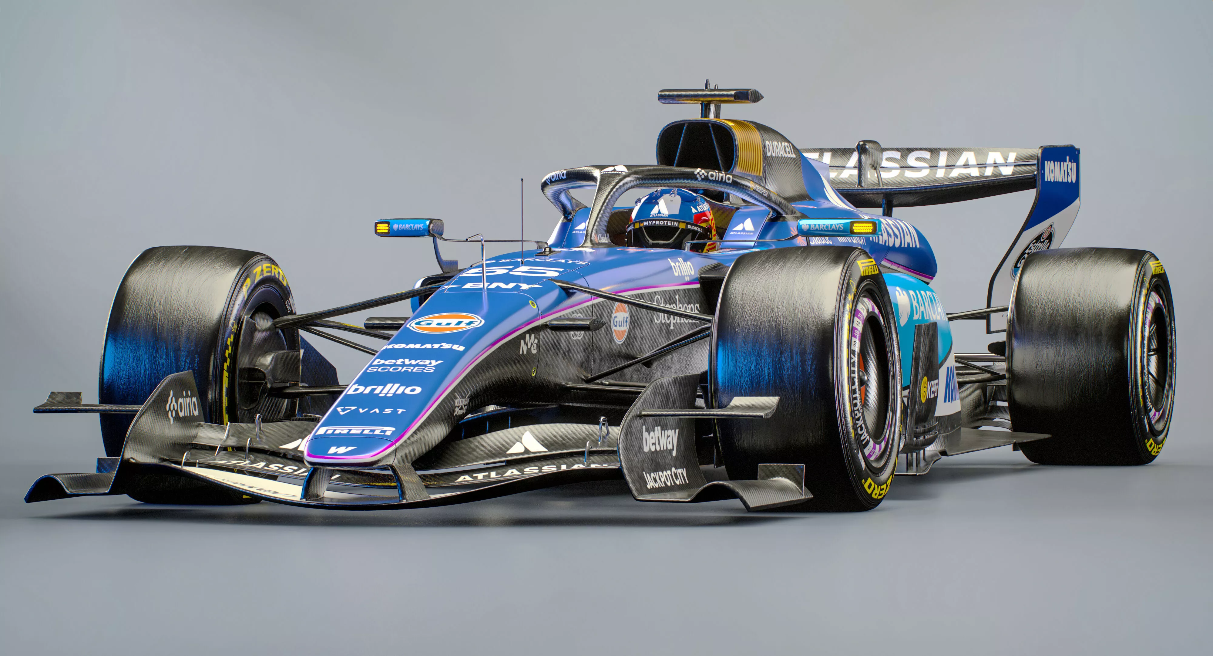Williams FW48 Formula 1 Car 2026 Low-poly 3D model