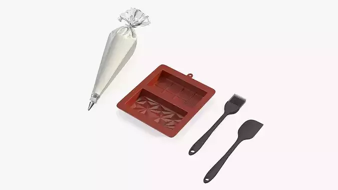 Making White Chocolate 3D model