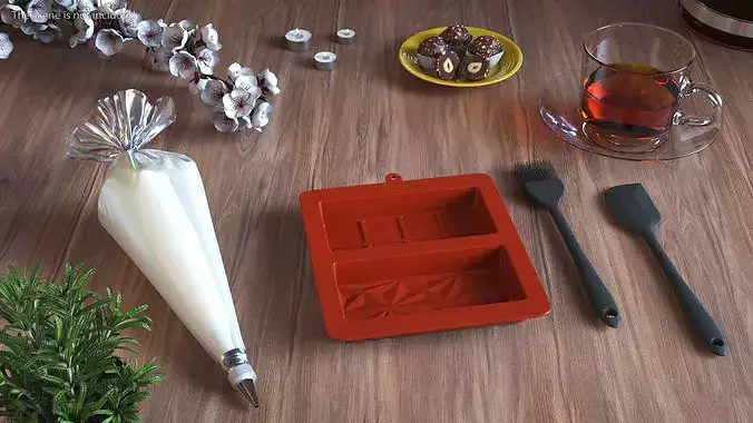 Making White Chocolate 3D model 2