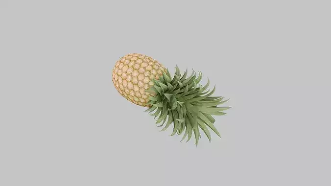 Pineapple Low-poly 3D model