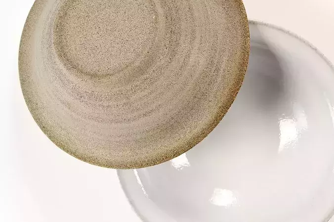 polypasta - klif ceramics - bowl concrete purple clouds 01 3D model 2