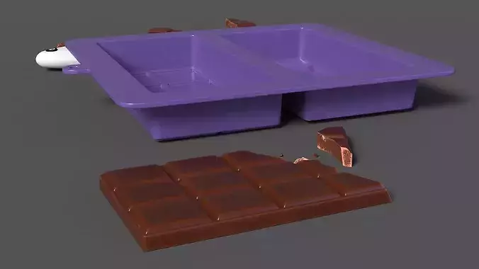 Chocolate Making Kit with Food Thermometer 3D model 5