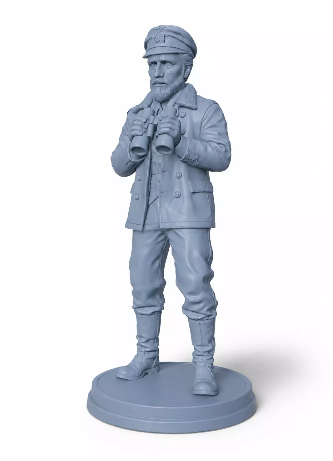 German U-Boat Captain STL File for 3D Printing 3D print model
