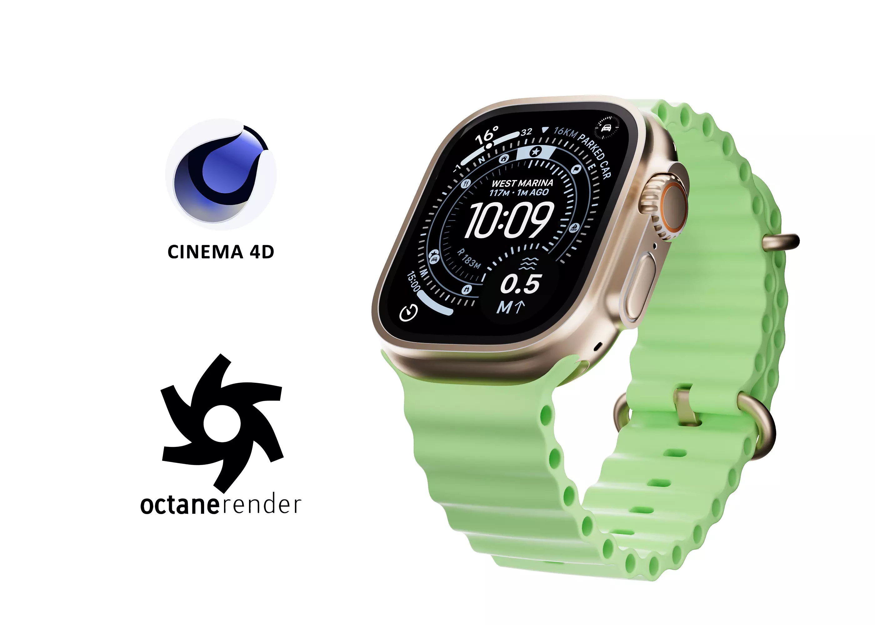Apple Watch Ultra 3 Free 3D model