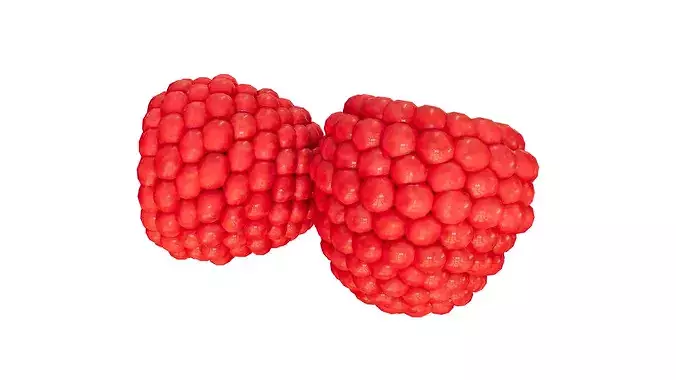 Fruit Berries Collection  Low-poly 3D model 6