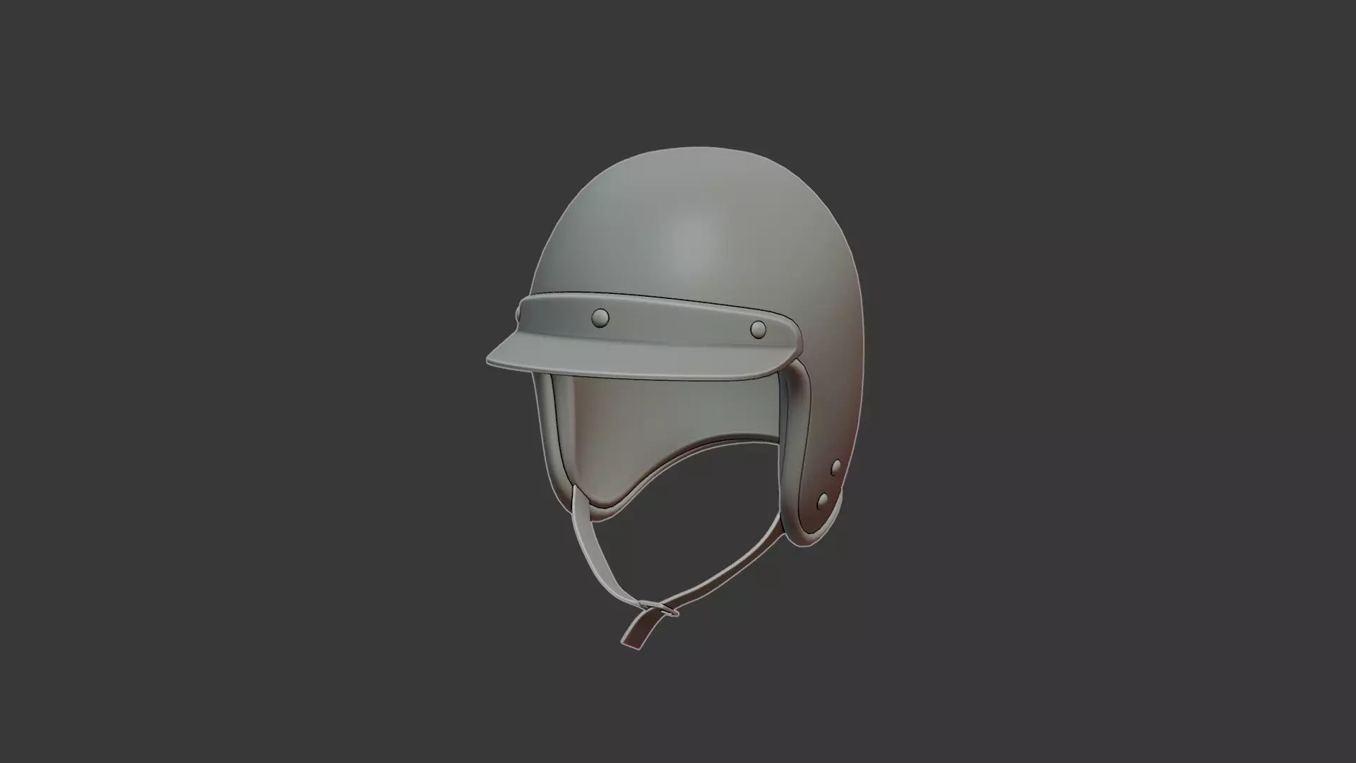 Retro Rider Helmet 3D Printable Model 3D print model