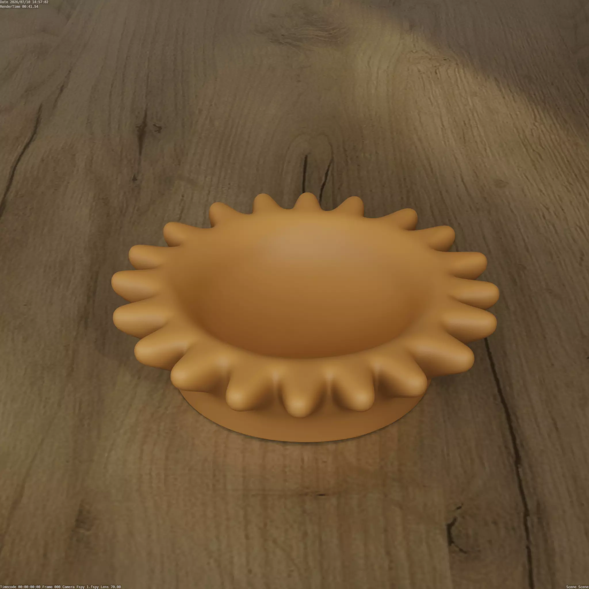 Sun Shaped Catchall Bowl and 3D Printable Planter STL 3D print model