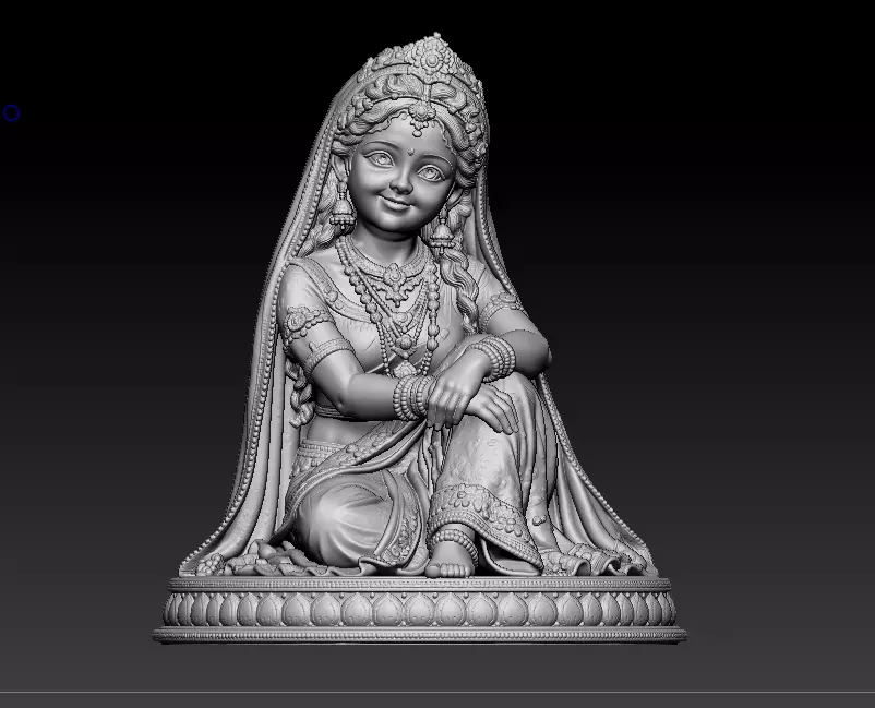 LITTLE GIRL STATUE 3D print model