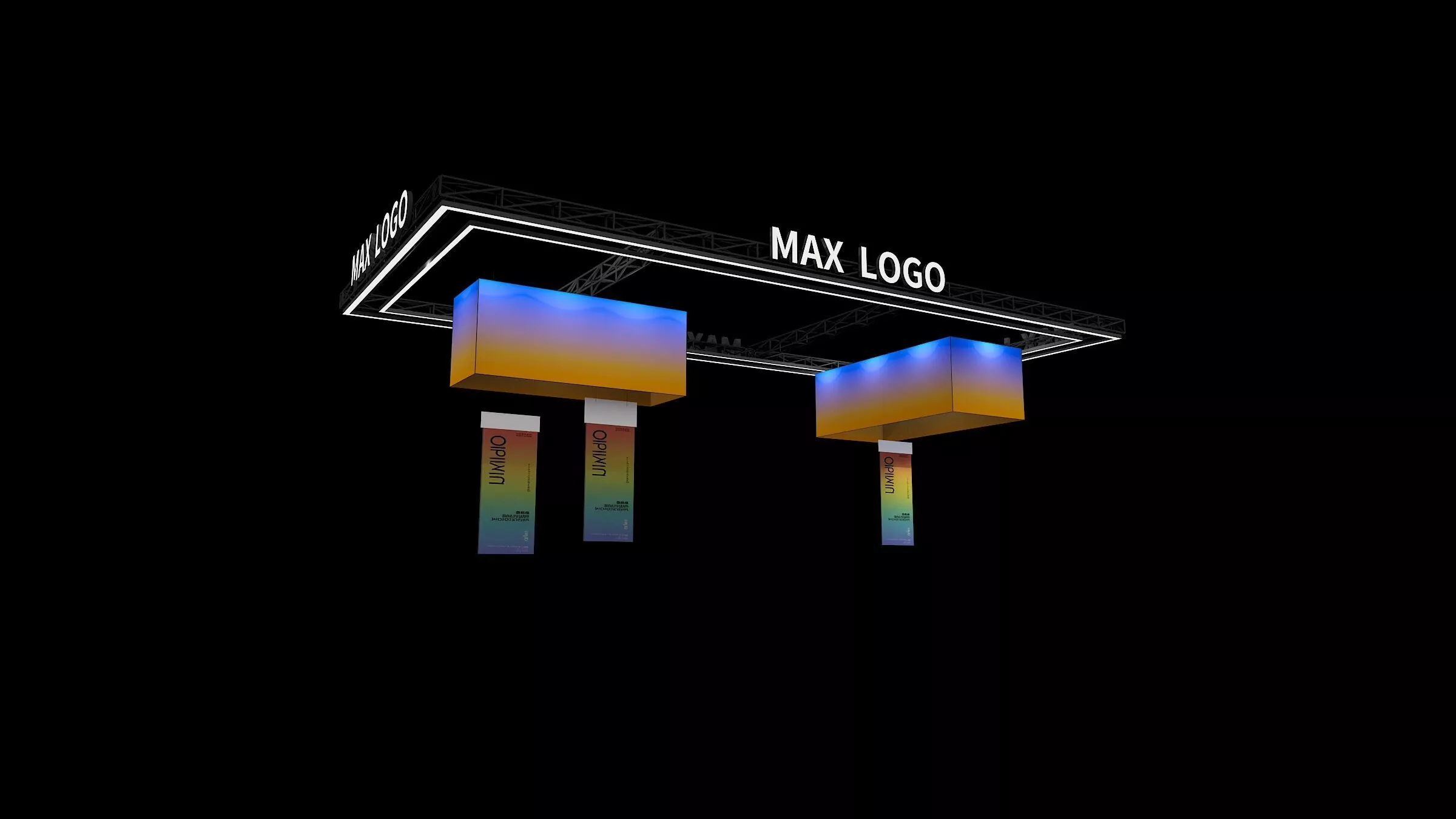 Suspended ceiling 3D model