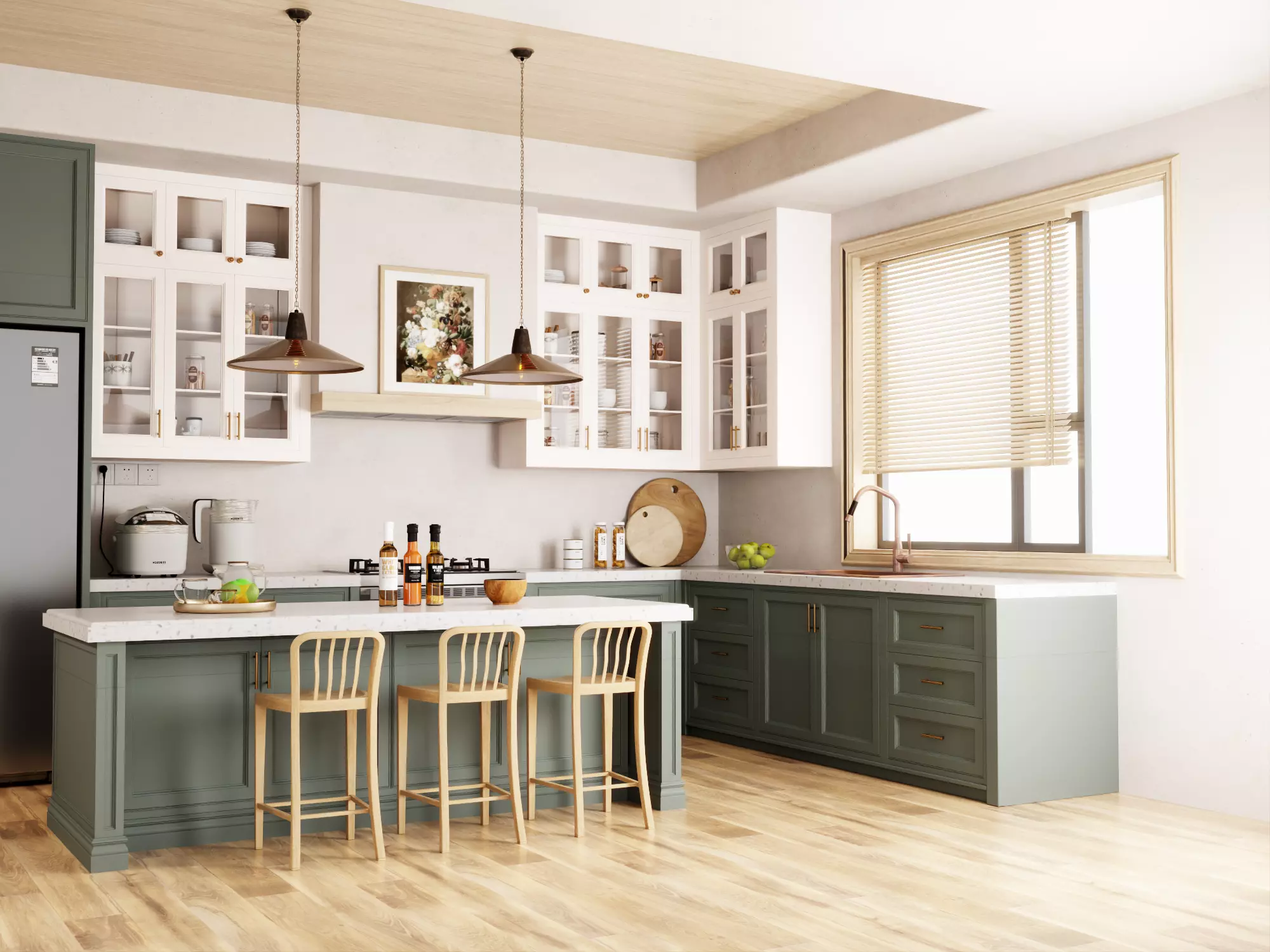 Kitchen interior 3D model