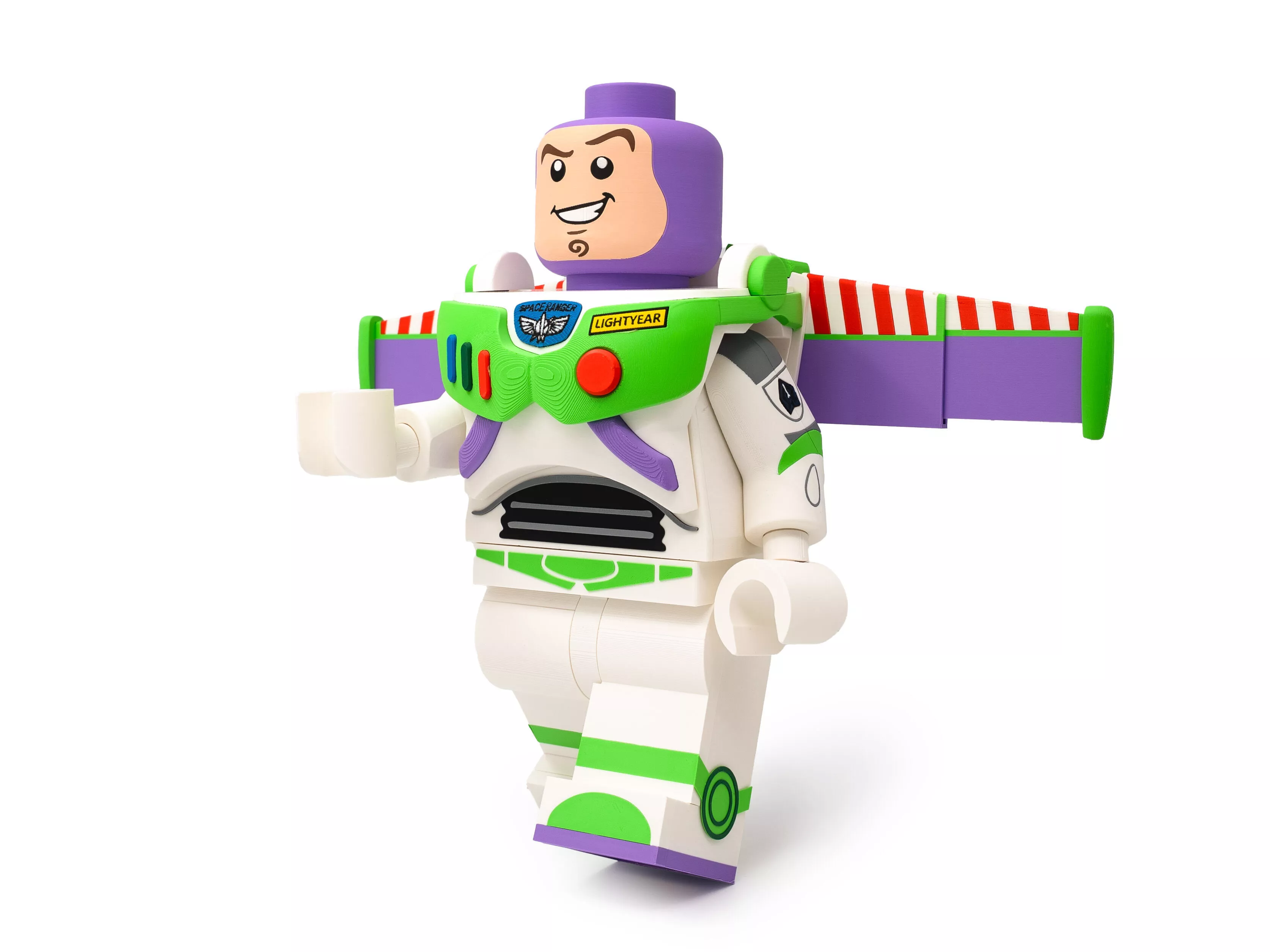 Buzz Lightyear Modular Figure 3D print model