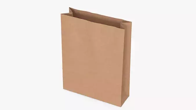 Paper Shopping Bag 3D model