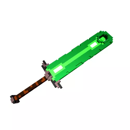 Crystal Sword Voxel 3D print model