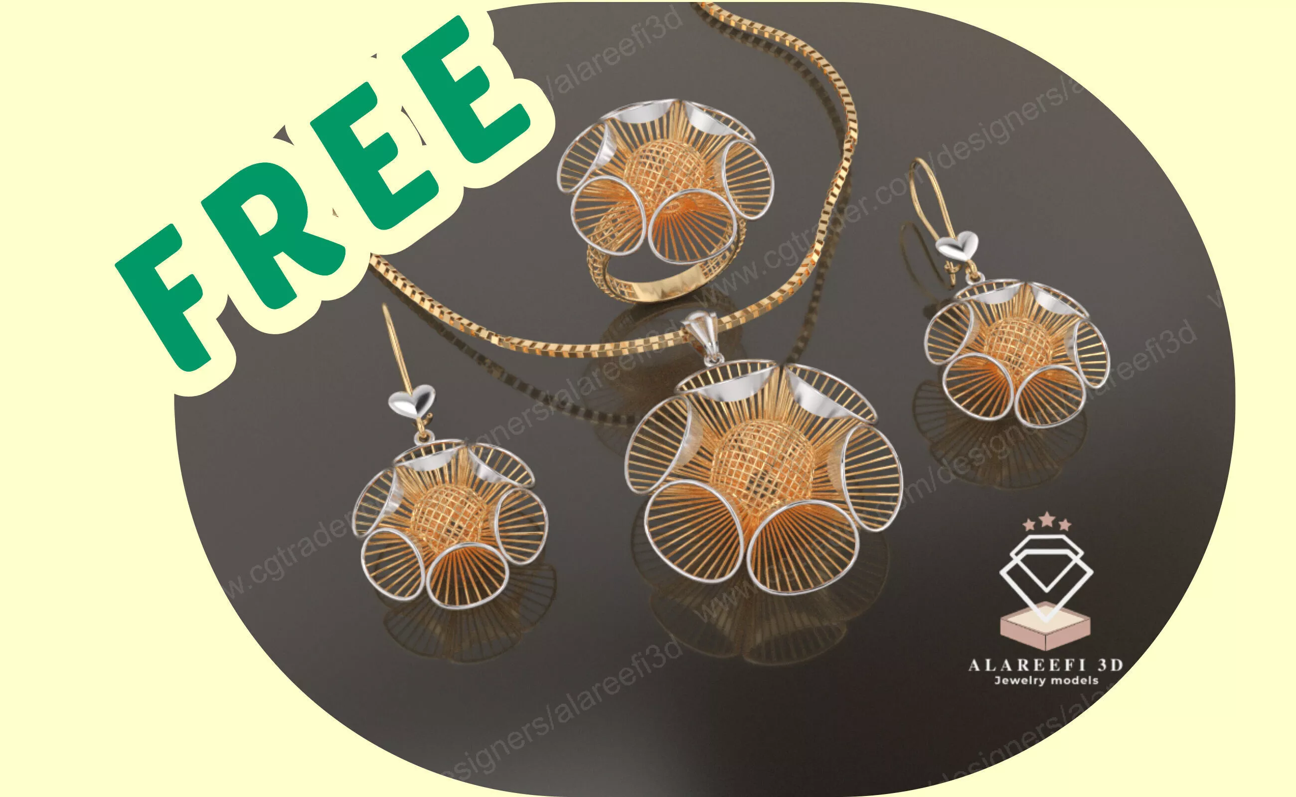 FREE Turkish Half set 001 Free 3D print model