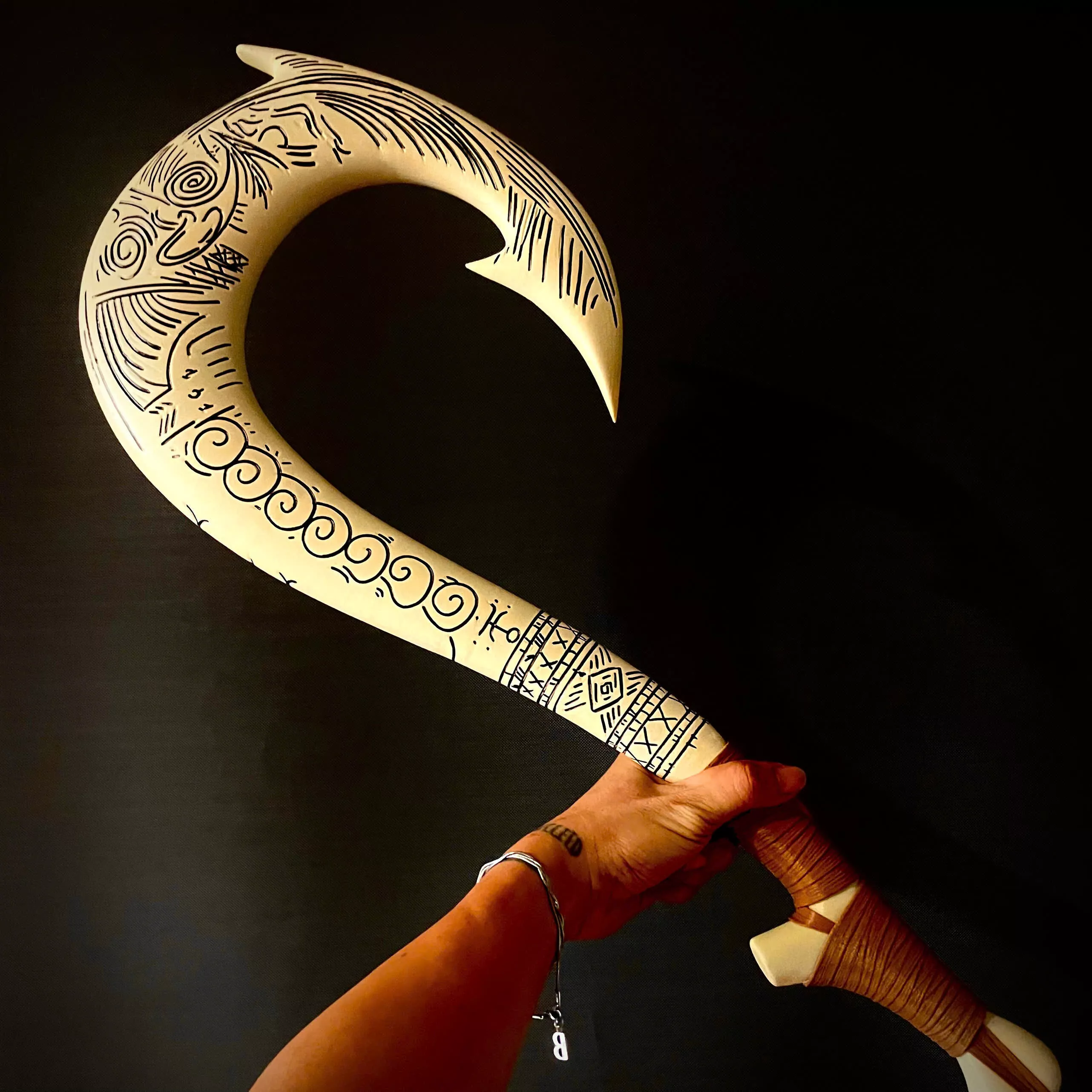 Maui Fishhook - Moana Weapon - Moana LA 2026 Cosplay 3D print model